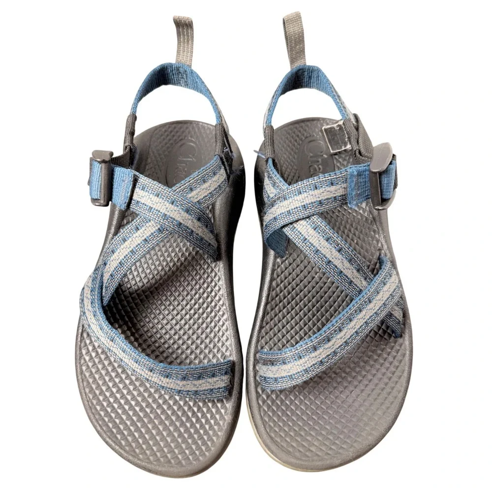 Chaco Kids Z1 Sport Sandals Blue Adjustable Strap Hiking Water Shoes US 2